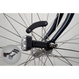 éclairage vélo AMS Constant acier rouge blanc 4 parties
