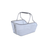 Basil Cento Tech Fibre Nordlicht Mik - Becycle Panier - Au dos - Blauwver