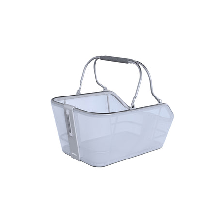 Basil Cento Tech Fibre Nordlicht Mik - Becycle Panier - Au dos - Blauwver