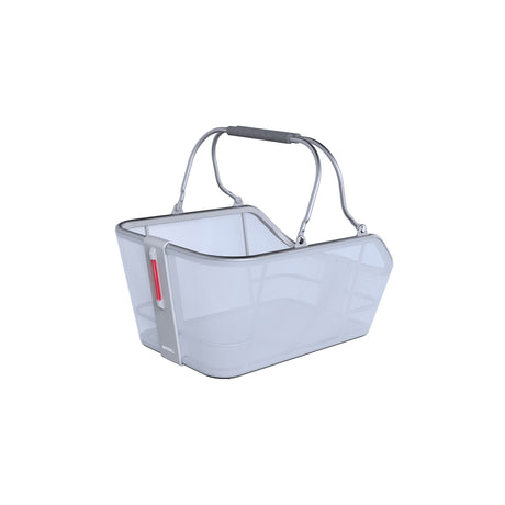 Basil Cento Tech Fibre Nordlicht Mik - Becycle Panier - Au dos - Blauwver