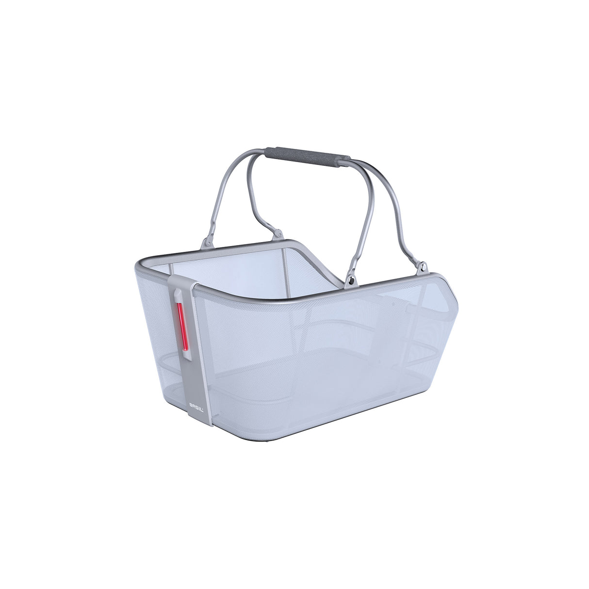 Basil Cento Tech Fibre Nordlicht Mik - Becycle Panier - Au dos - Blauwver