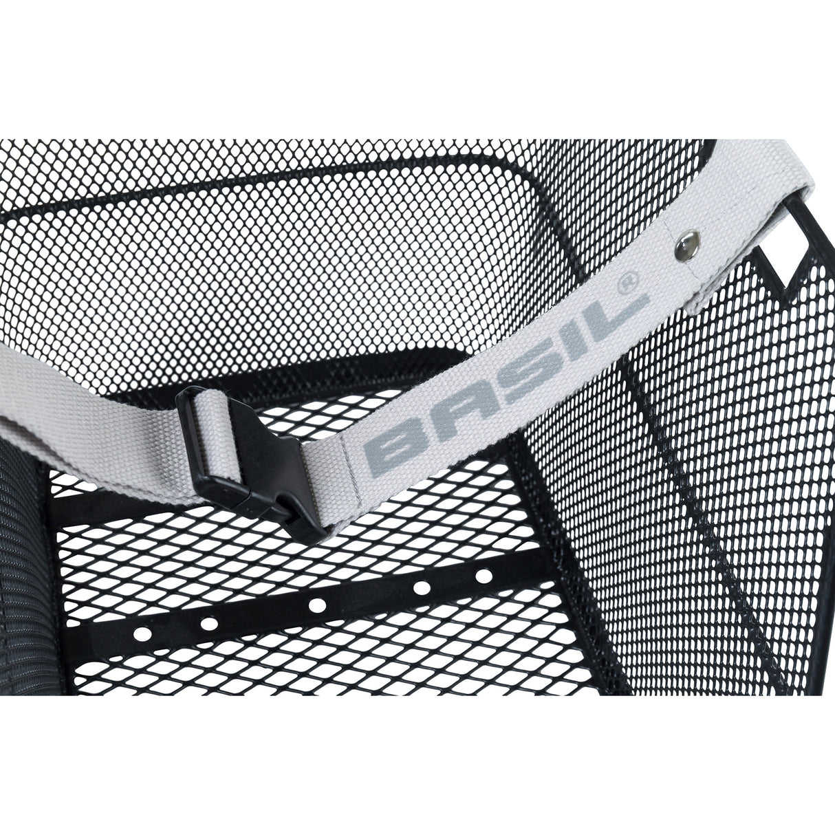 Classe de basilic - Panier de vélo de sac à école - à l'arrière - noir