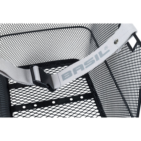 Classe de basilic - Panier de vélo de sac à école - à l'arrière - noir