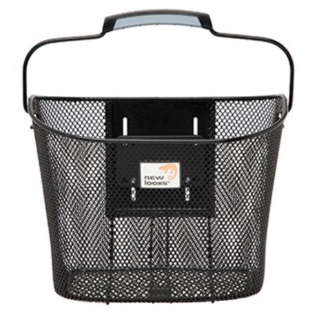 Newlooxs Tuscany Klickfix - panier à vélo amovible - guidon - 19 litres - acier - noir