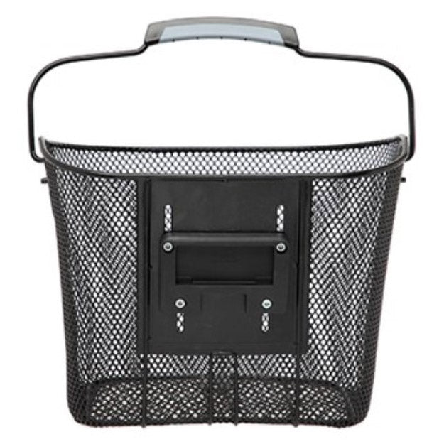 Newlooxs Tuscany Klickfix - panier à vélo amovible - guidon - 19 litres - acier - noir