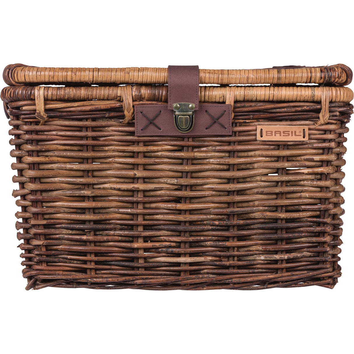 Panier de vélo de basilic denton grand marron