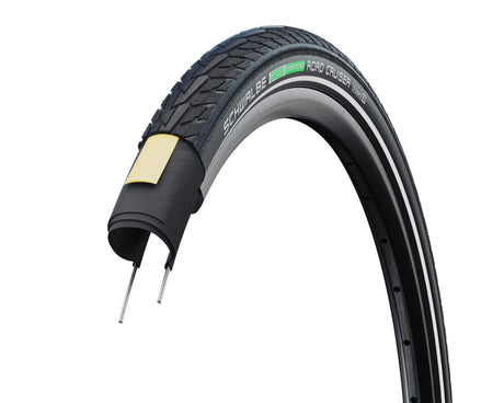 Schwalbe 25x pneu road cruiser k-guard 28 x 1,40 noir refl