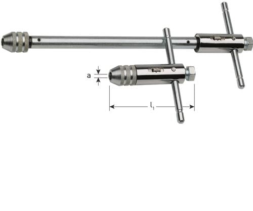 Rotec robinet à cliquet manivelle n°1 m3-m10 longue