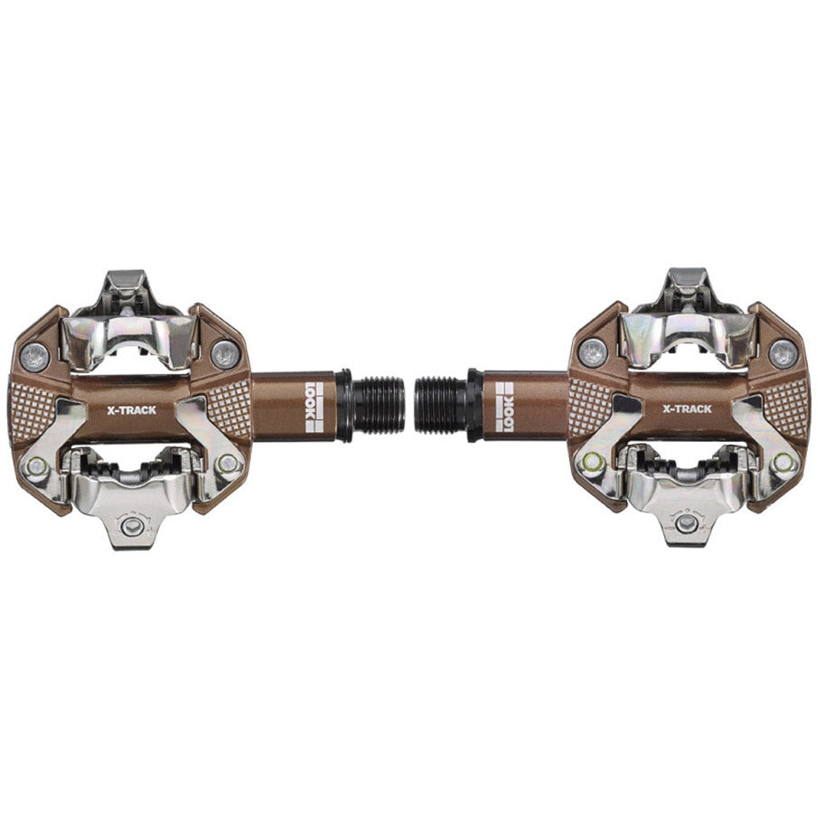 Look pédales x-track gravier bronze