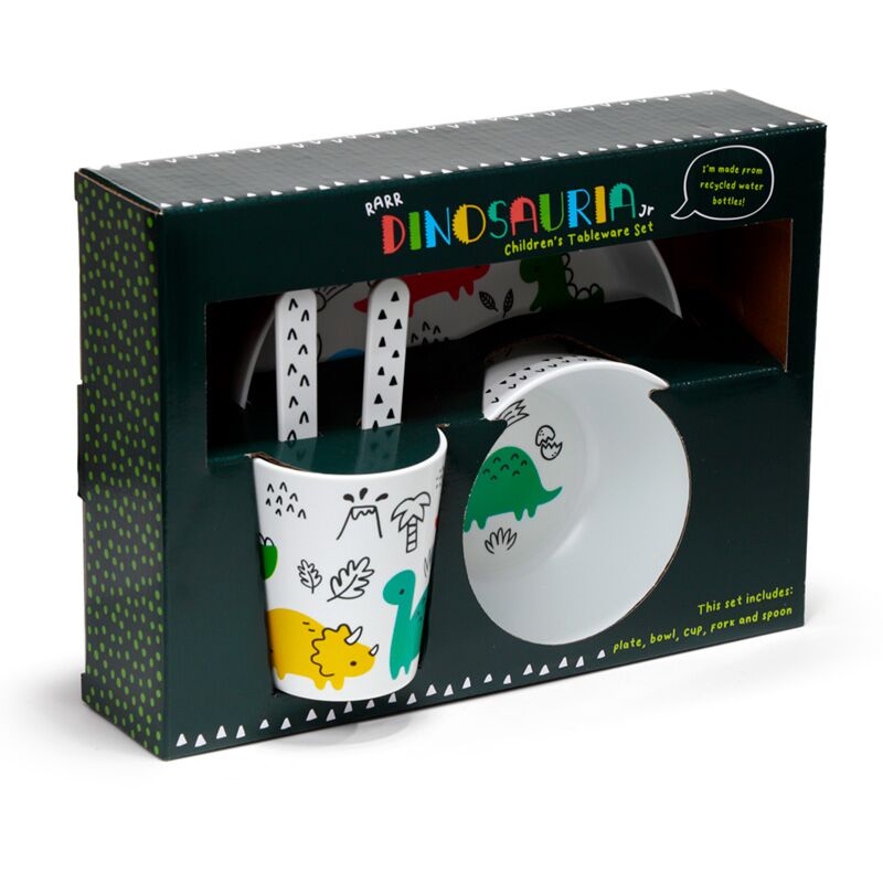 Ensemble Dinosauria de 5 pièces de vaisselle durable pour enfants