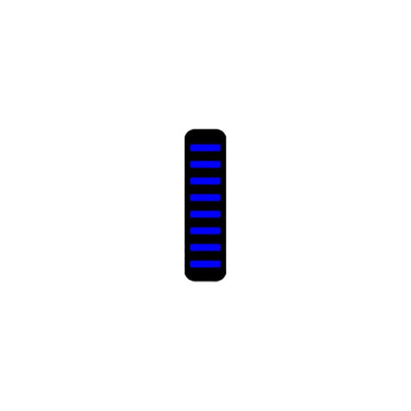 Attache-câble Rrp Proguard - avant - autocollant - standard - bleu