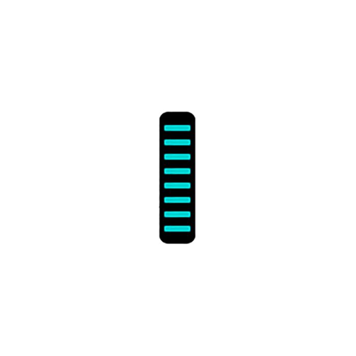 Attache-câble Rrp Proguard - avant - autocollant - standard - turquoise