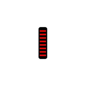 Attache de câble RRP Proguard - arrière - autocollant - rouge