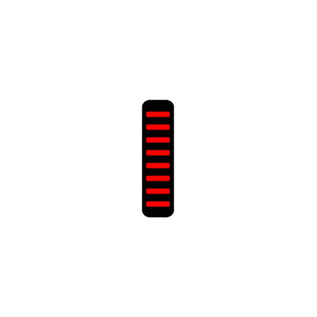 Attache de câble RRP Proguard - arrière - autocollant - rouge