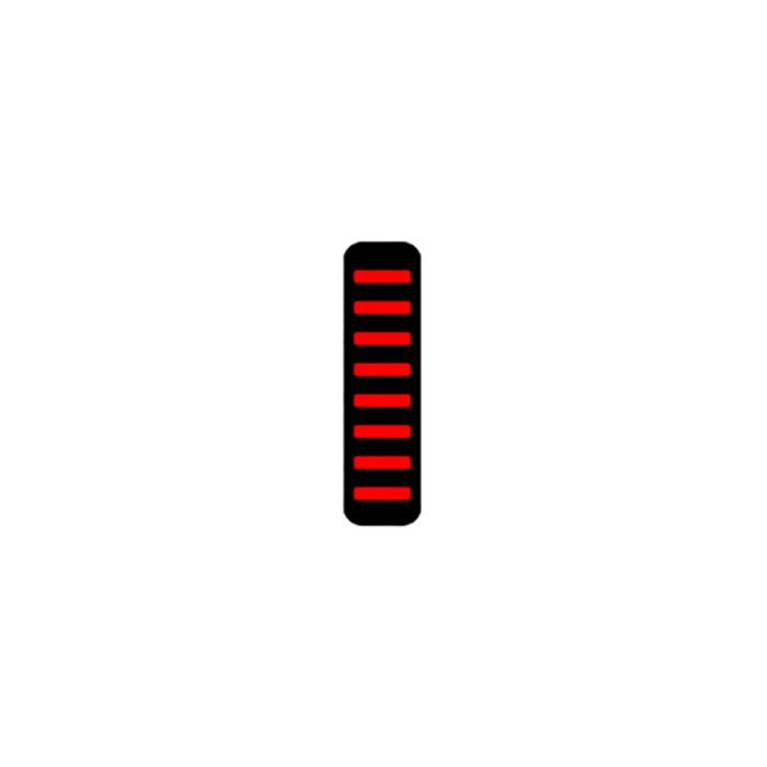 Rrp proguard bolt on v1 - avant - autocollant - mini - rouge