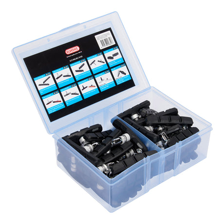 Poussinets de frein V-frein 72 x 15 mm Black 50 pièces