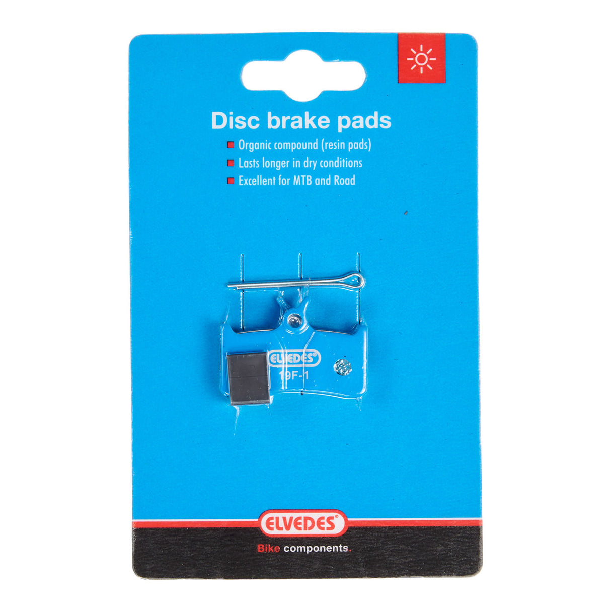 Ensemble de blocs de frein à disque Elvedes Organic Shimano BR-M755 Grimeca System 8 Hope Mono M4 SRAM 9.0 (1 paire)