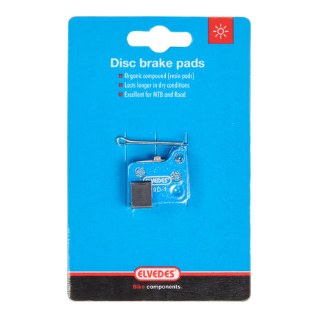 Ensemble de blocs de frein à disque Elvedes Organic Shimano BR-M555, M556, C900, C901 (1 paire)