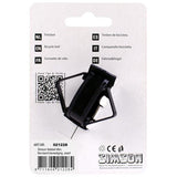 Simson Bicycle Bell Mini 32 mm, Flex Band Attachement noir