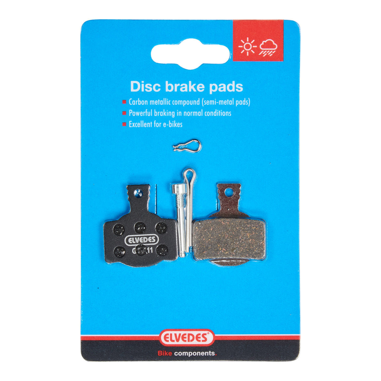 Ensemble de blocs de frein à disque Elvedes Metal Carbon Magura MT2, MT4, MT6, MT8 (1 paire)