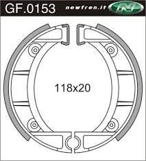 Segment des freins neufs 153 GRIMECA