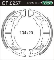 Segment de frein neuf 257 Zip V