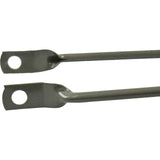 Pièces de cycle Hulzebos b.v. tige de garde-boue 26sp gris argent