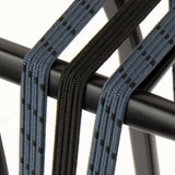 Widek triobinder oeil avec crochet 3x12mm noir bleu-gris