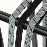 Widek triobinder oeil avec crochet 3x12mm noir gris pierre