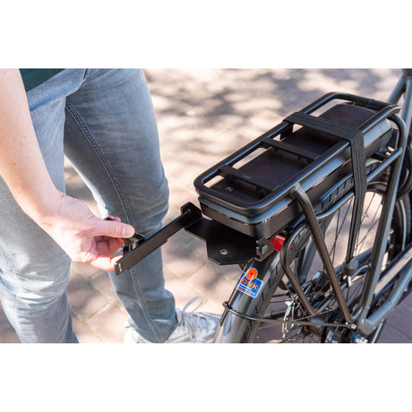 Support arrière de verrouillage de batterie Steco - pour batterie Bosch BES2 BES3 - noir