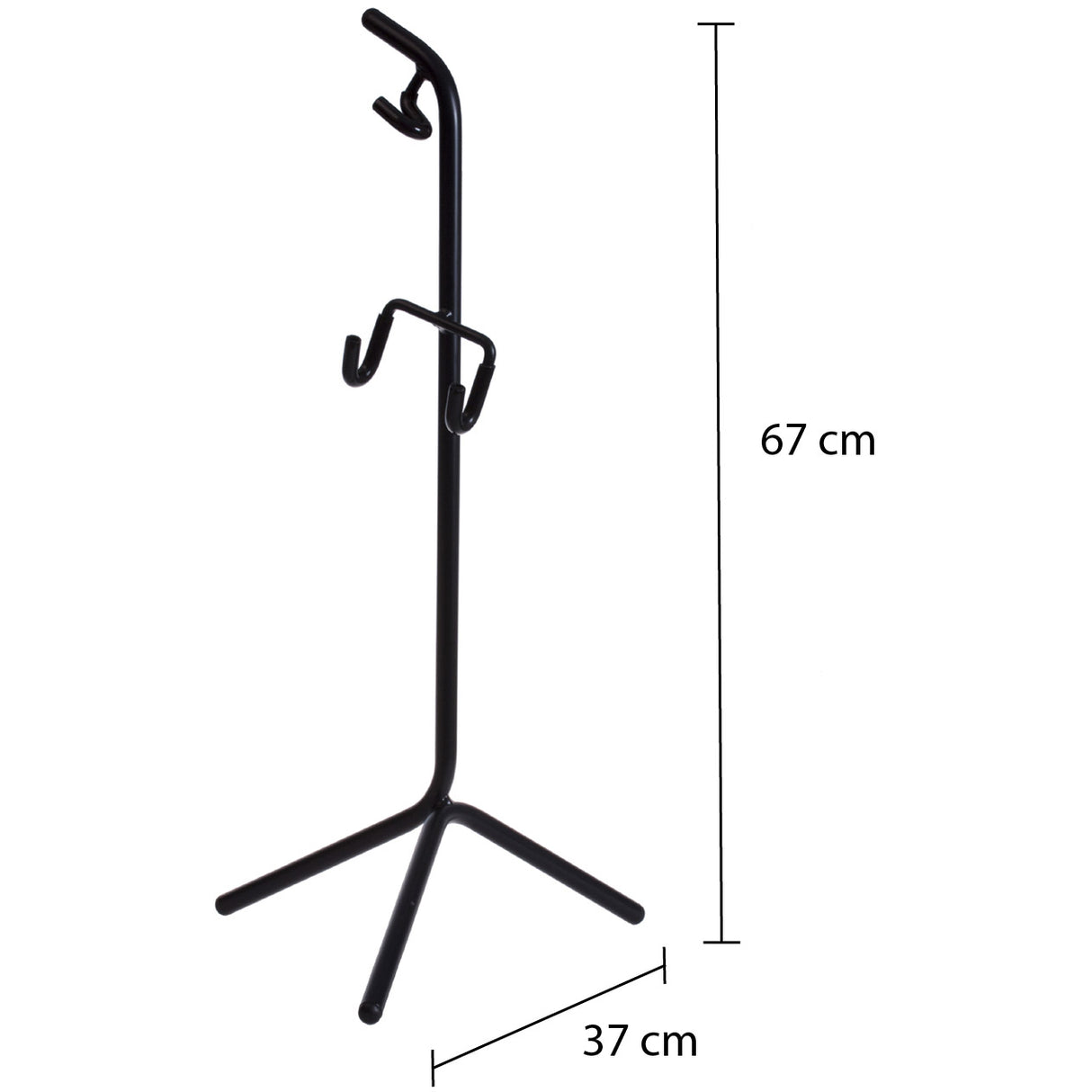 Steco show stand stand stand affiche 3-leg Matt Black