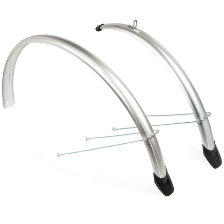 Ensemble de éclaboussures 24 pouces 58 mm en plastique argent