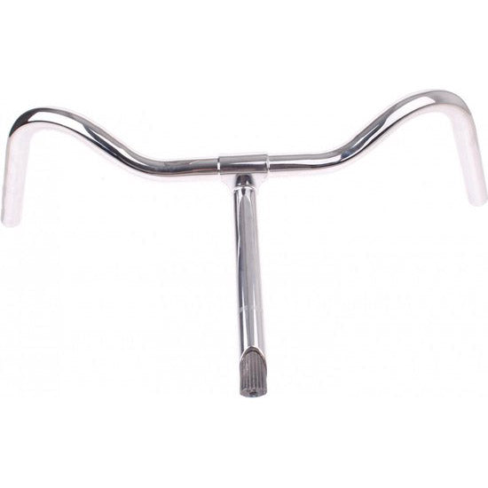 Guidon Ergotec holland 22.2 540mm axe 30cm chromé