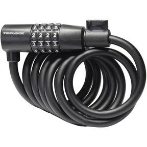 Trelock SK108 Code de verrouillage du câble en spirale 180 8 mm noir