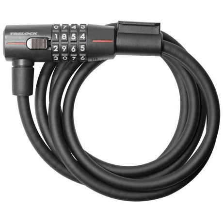 Trelock SK415 Code de verrouillage du câble en spirale 180 15 mm noir