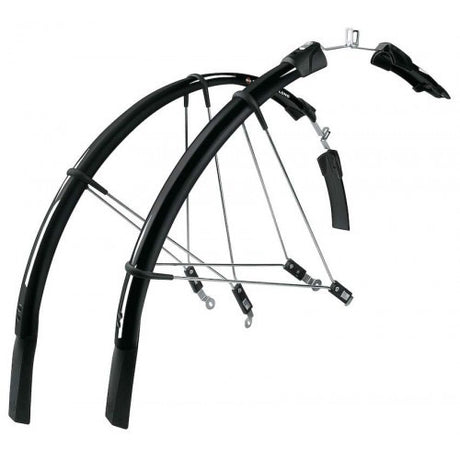 SKS Set Muddy Mudguards 28 RaceBlade Long Black 11311