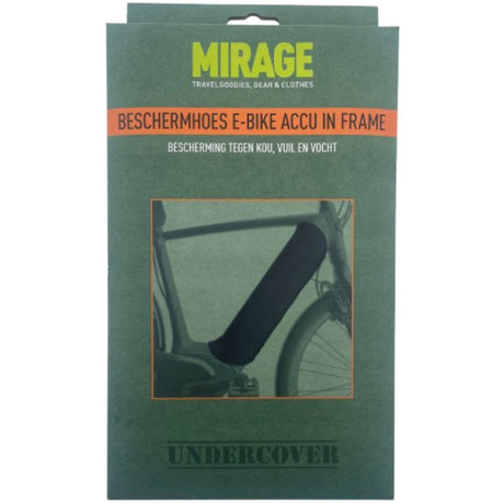 Housse de protection en néoprène Mirage pour batterie de vélo électrique dans le cadre (contre le froid, la saleté et l'humidité)
