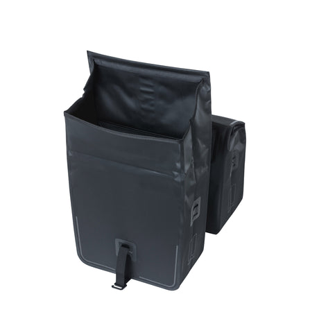 Basil Urban Dry Double Bicycle Sac, étanche, 50L, Matt Black