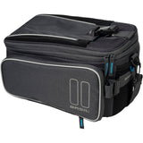 Basil Sport Design Trunkbag-Gray Bicycle Bagagaagragertas, 7-15L, hydrofuge, pour le vélo régulier et le vélo électrique