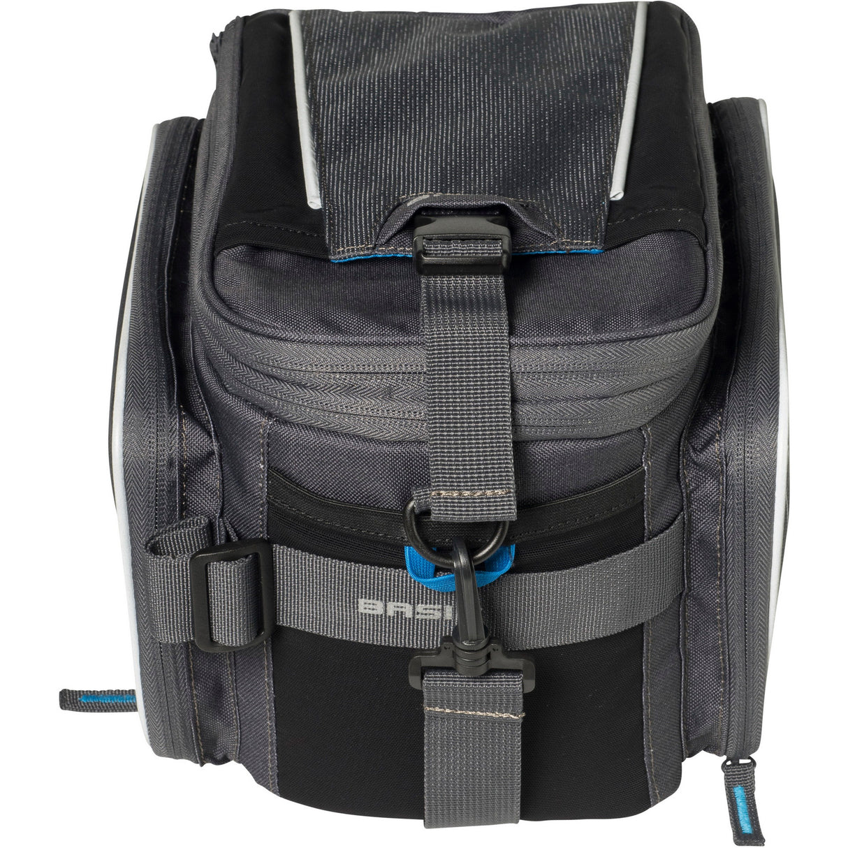 Basil Sport Design Trunkbag-Gray Bicycle Bagagaagragertas, 7-15L, hydrofuge, pour le vélo régulier et le vélo électrique