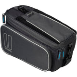 Basil Sport Design Trunkbag-Gray Bicycle Bagagaagragertas, 7-15L, hydrofuge, pour le vélo régulier et le vélo électrique