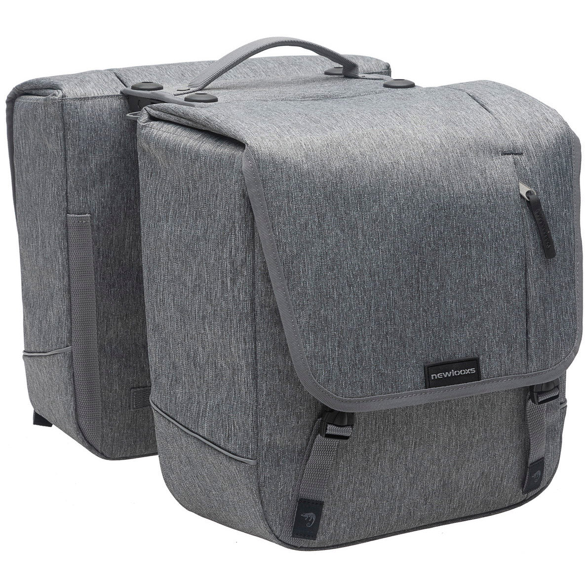 NOVA Double - Double Bicycle Bag, Gray, Water -Pellant
