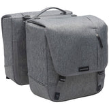 NOVA Double - Double Bicycle Bag, Gray, Water -Pellant