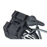 Basil Tour Double Bicycle Bag Waterproof, MIK system, Black