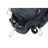 Basil Miles XL Comportamiento de equipaje Bag Implous impermeable Lima negra Sporty 9-36L Mik RT Adapterplates