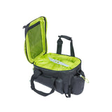 Basil Miles XL Comportamiento de equipaje Bag Implous impermeable Lima negra Sporty 9-36L Mik RT Adapterplates