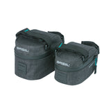 Basil City Double Bicycle Bag Mik, svart