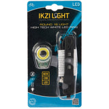 Ikzilight Headlight Round16 avec anneau LED COB, USB facable