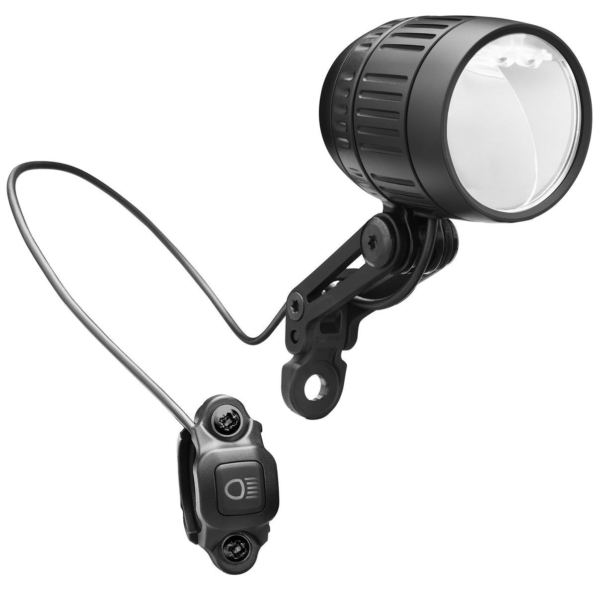 Headlight Busch Divt Mülle Lumotec IQ -xm héich Balam fir E -bike - 120 170 200 200 lux