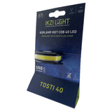 Phare ikzilight tosti 40 cob LED, rechargeable par USB